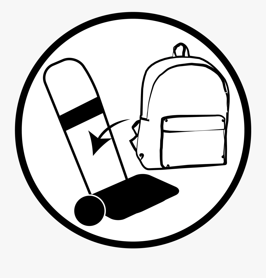 Backpack To Adapt To Trolley Thanks To Their Back Webbings, Transparent Clipart