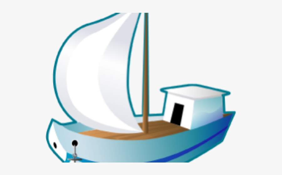 Cartoon Sailing Ship, Transparent Clipart