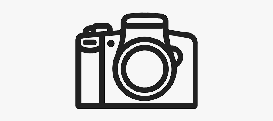 Camera Black And White, Transparent Clipart