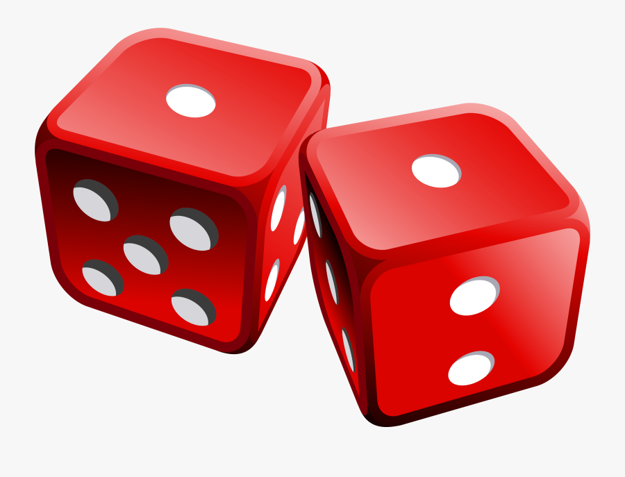 Clip Art Red Dice Clipart - Dados Vermelhos Png, Transparent Clipart