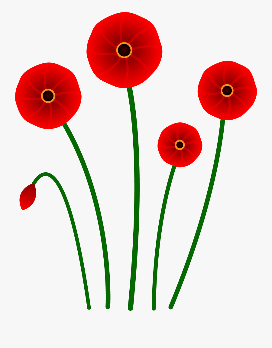 Red Flower Border Clip Art Free Clipart Images - Border Flowers Clipart Free, Transparent Clipart