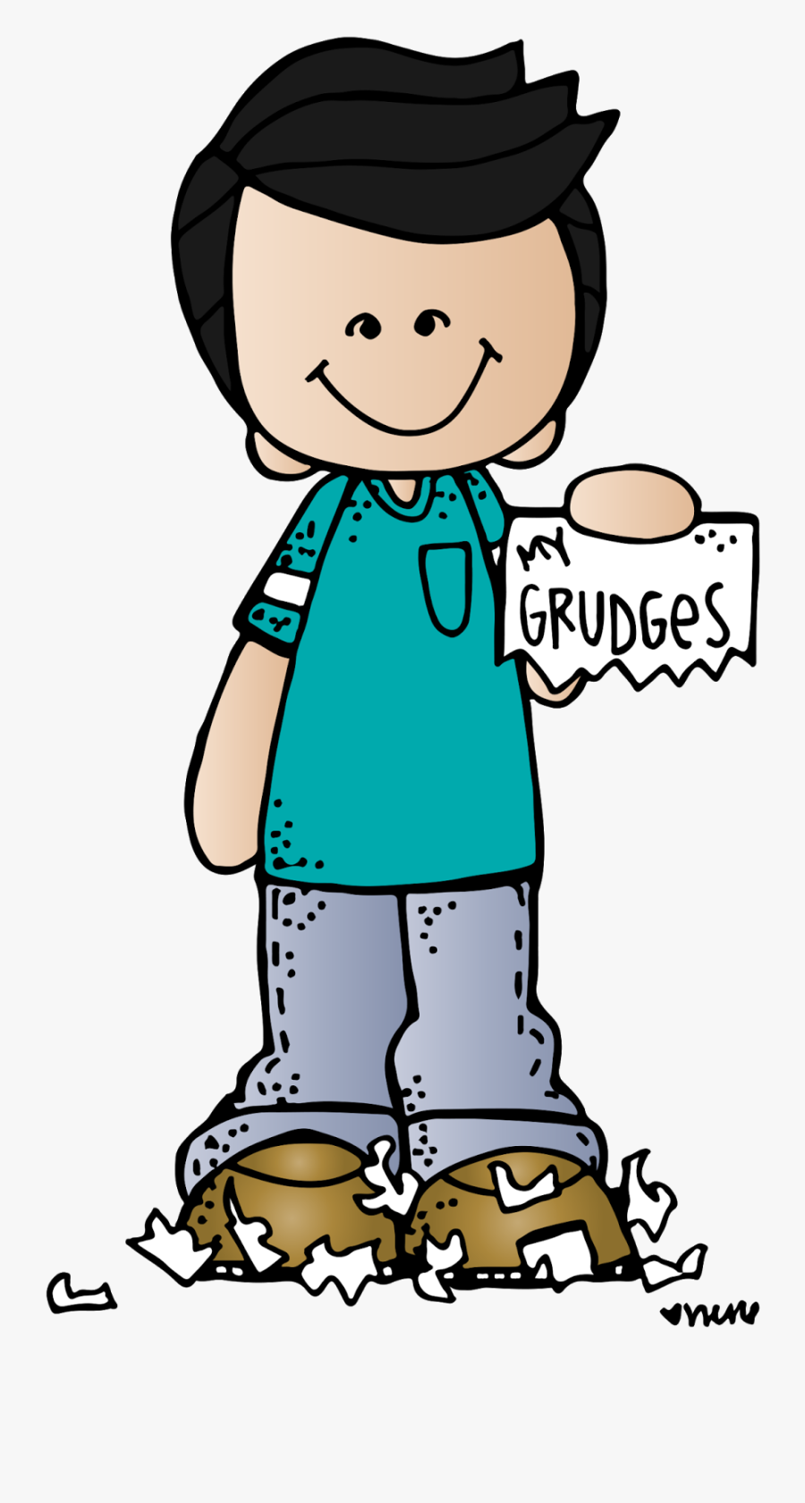 Melonheadz Lds Illustrating - Forgive Others Clip Art, Transparent Clipart