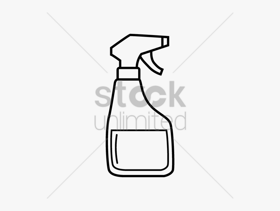 Gun Clipart Pressure Washing - Spray Bottle Line Art, Transparent Clipart