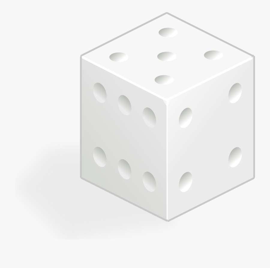 White Dice Png Clip Arts - Dice, Transparent Clipart