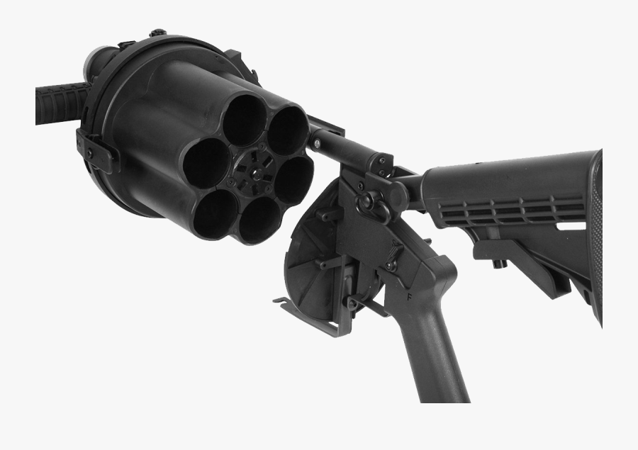 Transparent Gun Magazine Png - Cylinder Grenade Launcher Airsoft, Transparent Clipart