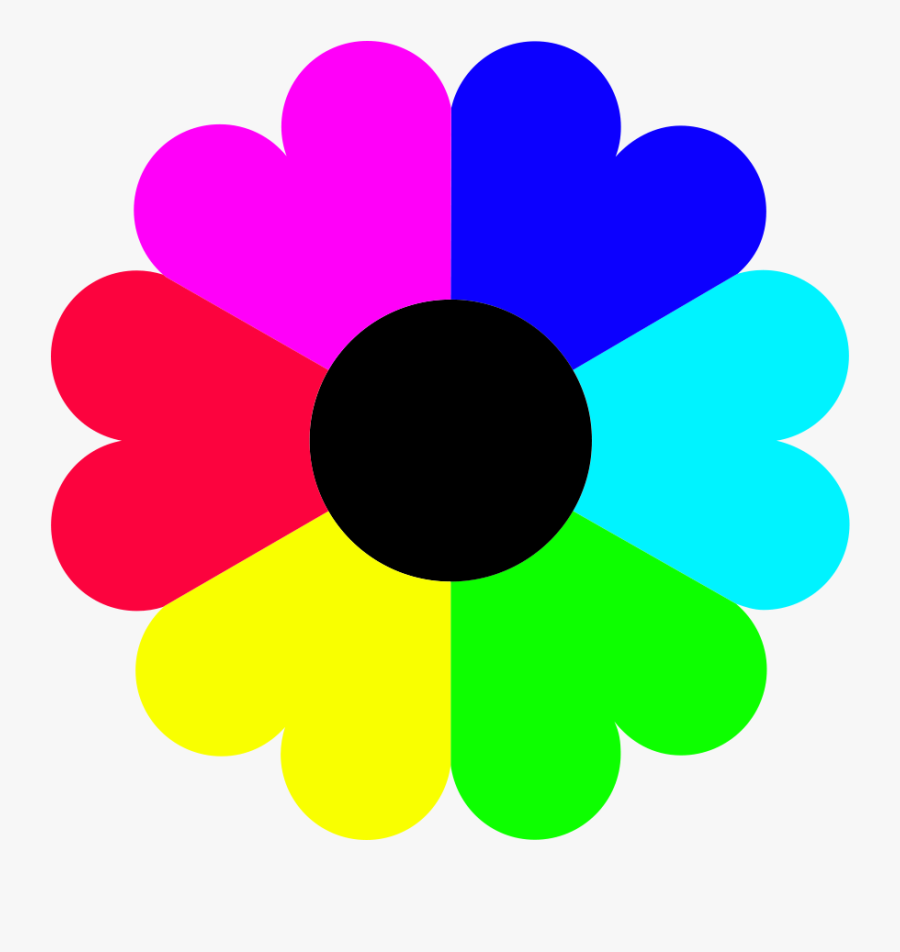 Flower 7 Colors - Colors Clipart, Transparent Clipart