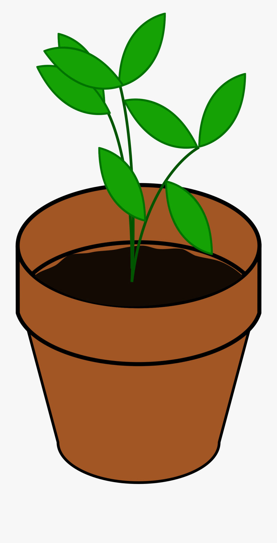 Spring Clipart Flower Plant - Plant In Pot Clipart, Transparent Clipart