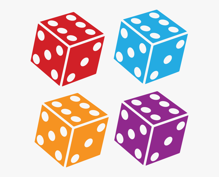 6 Sided Dice Vector, Transparent Clipart
