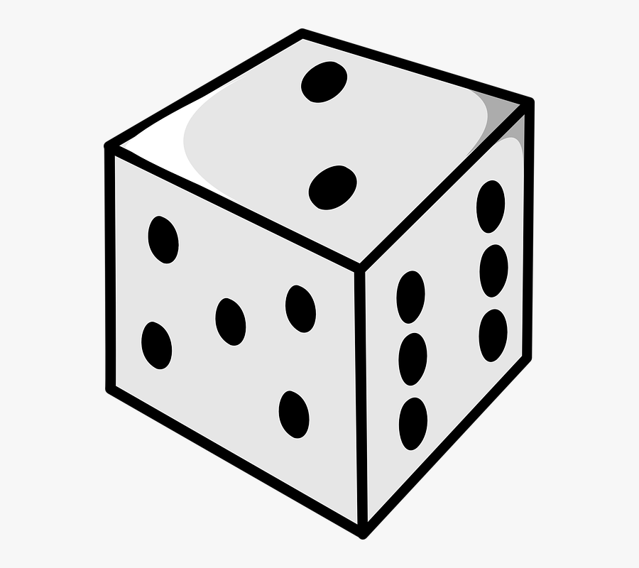 Dice, Numbers, Roll, Two, Gamble, Gambling, Cube, Die - Dice Clip Art, Transparent Clipart