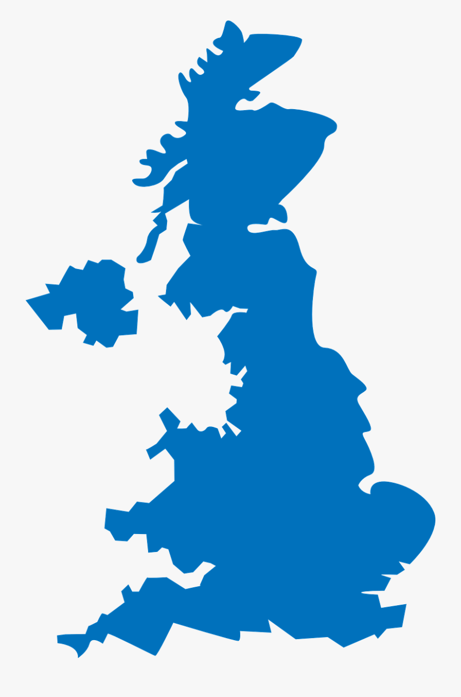 United Kingdom Map - United Kingdom Map Png, Transparent Clipart