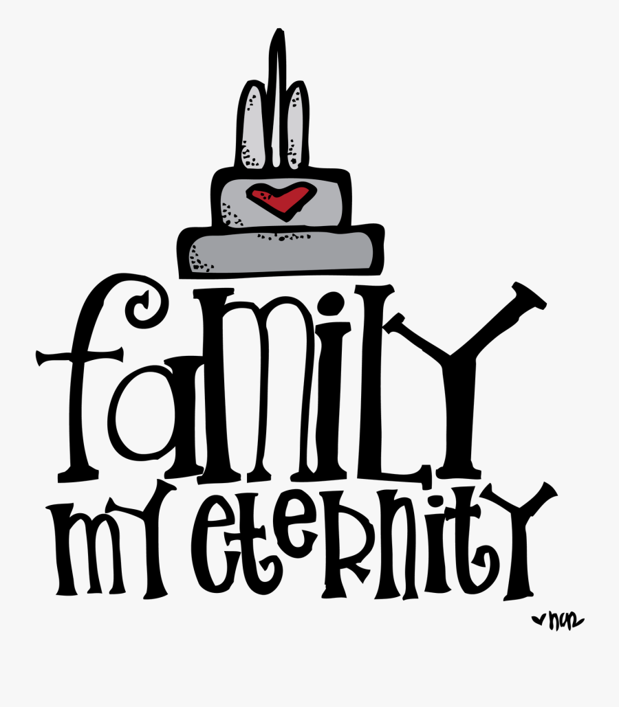 My Eternity - Clipart Lds Temple And Family, Transparent Clipart