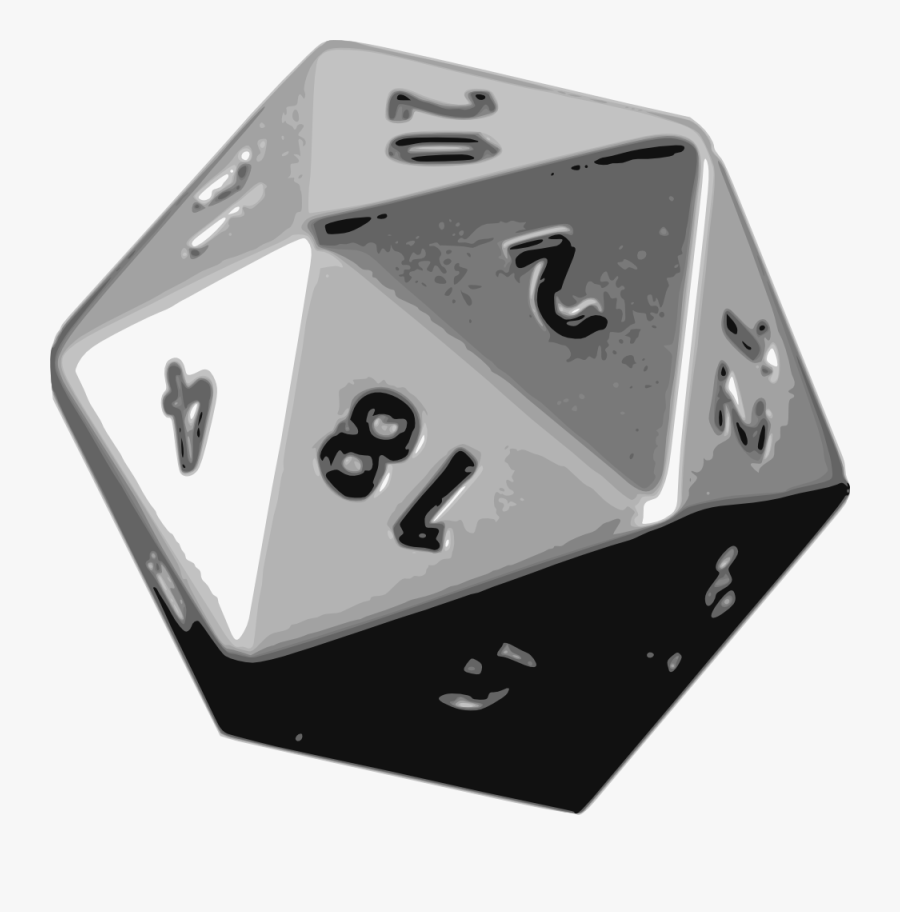 Free Vector Number Game Hypercube Clip Art - Dungeons And Dragons Dice Transparent, Transparent Clipart