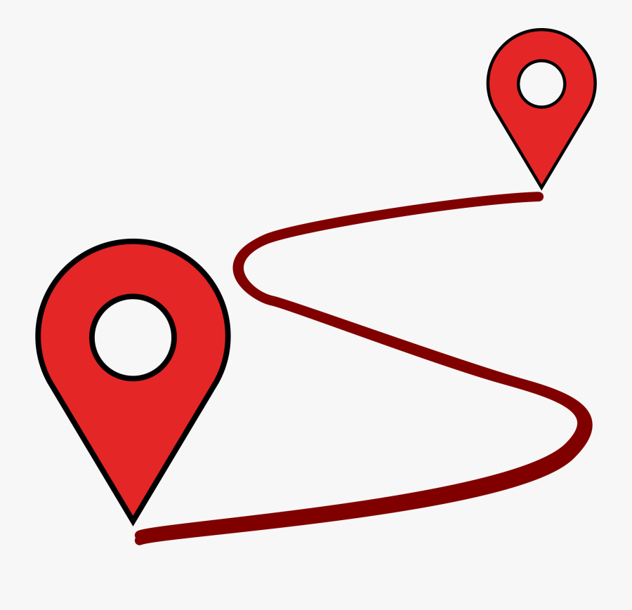 Map Path - Map Path Icon Png, Transparent Clipart