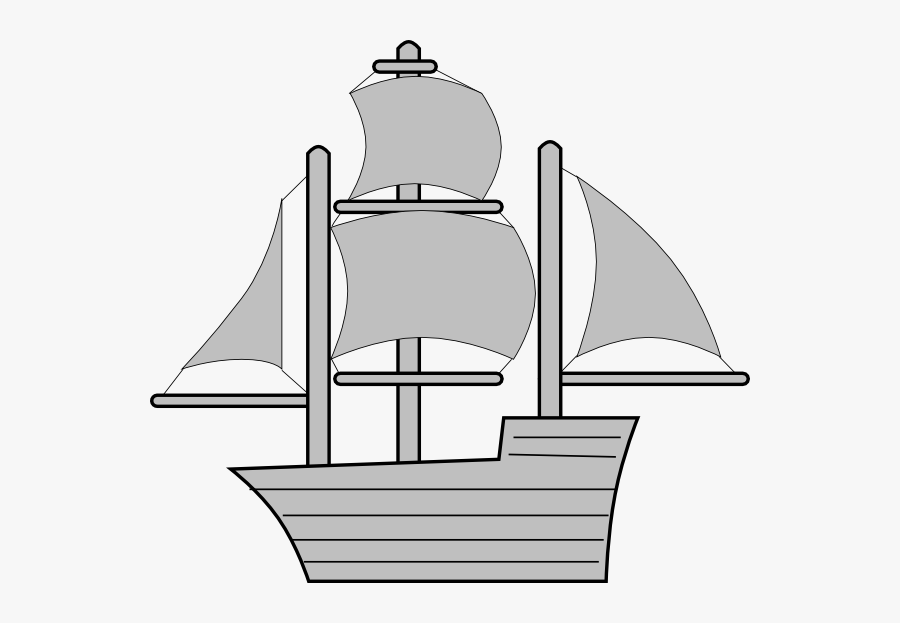 Keelboat, Transparent Clipart
