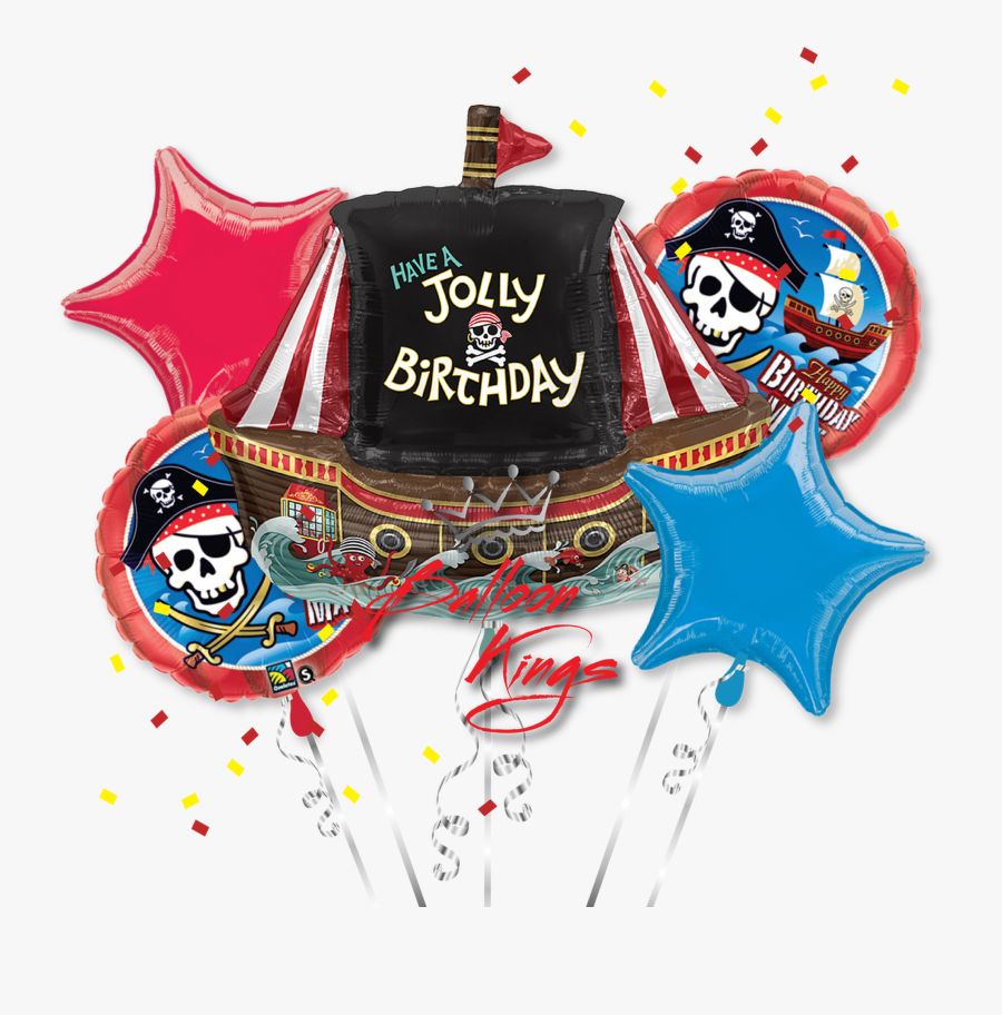 Pirate Ship Bouquet - Illustration, Transparent Clipart