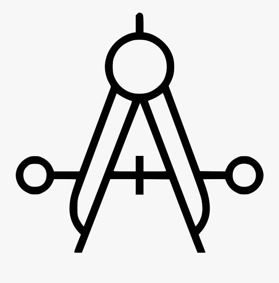 Collection Of Free Compass Line Drawing Download On - Drawing Of A Maths Compass, Transparent Clipart