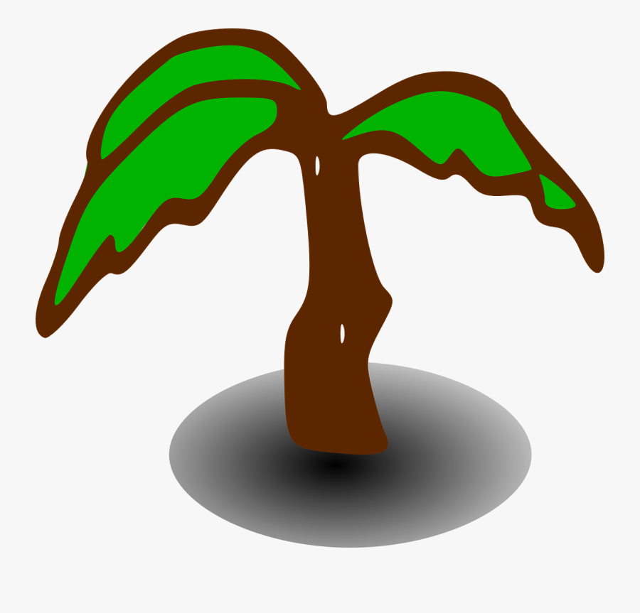 Free Vector Treerpg Map Elements Clip Art - Cartoon Palm Tree Art, Transparent Clipart