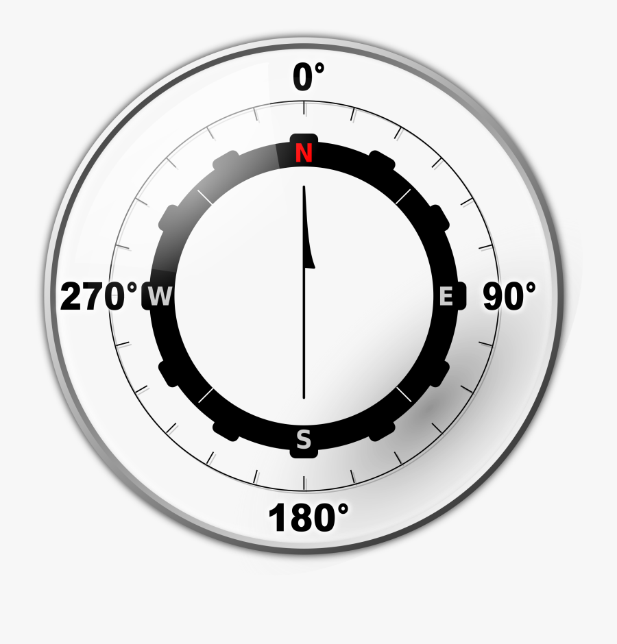 Modern Compass Rose - Modern Compass Png, Transparent Clipart