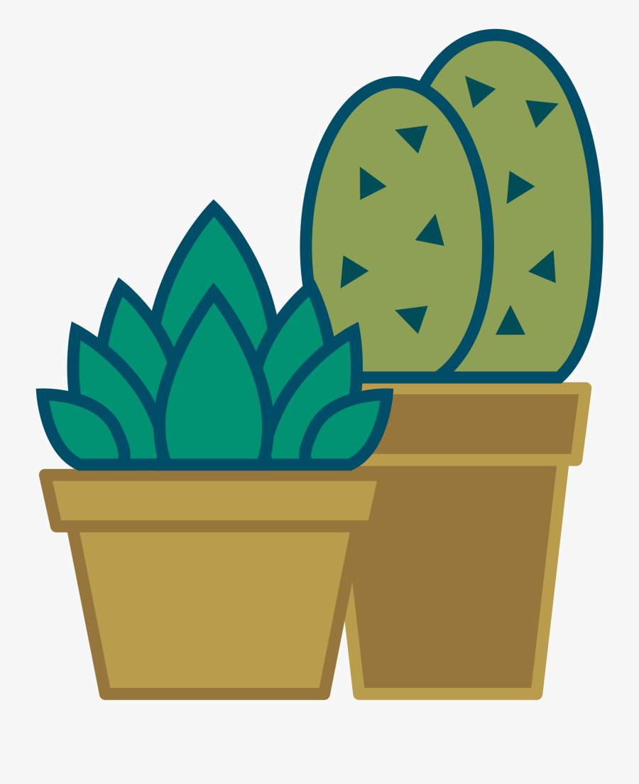 Succulent In Pot Clipart, Transparent Clipart