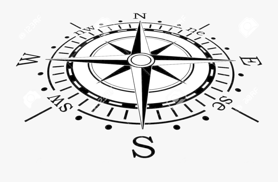 Compass Clipart Inspirational Pass Rose Clip Art Unique - Compass Vector, Transparent Clipart