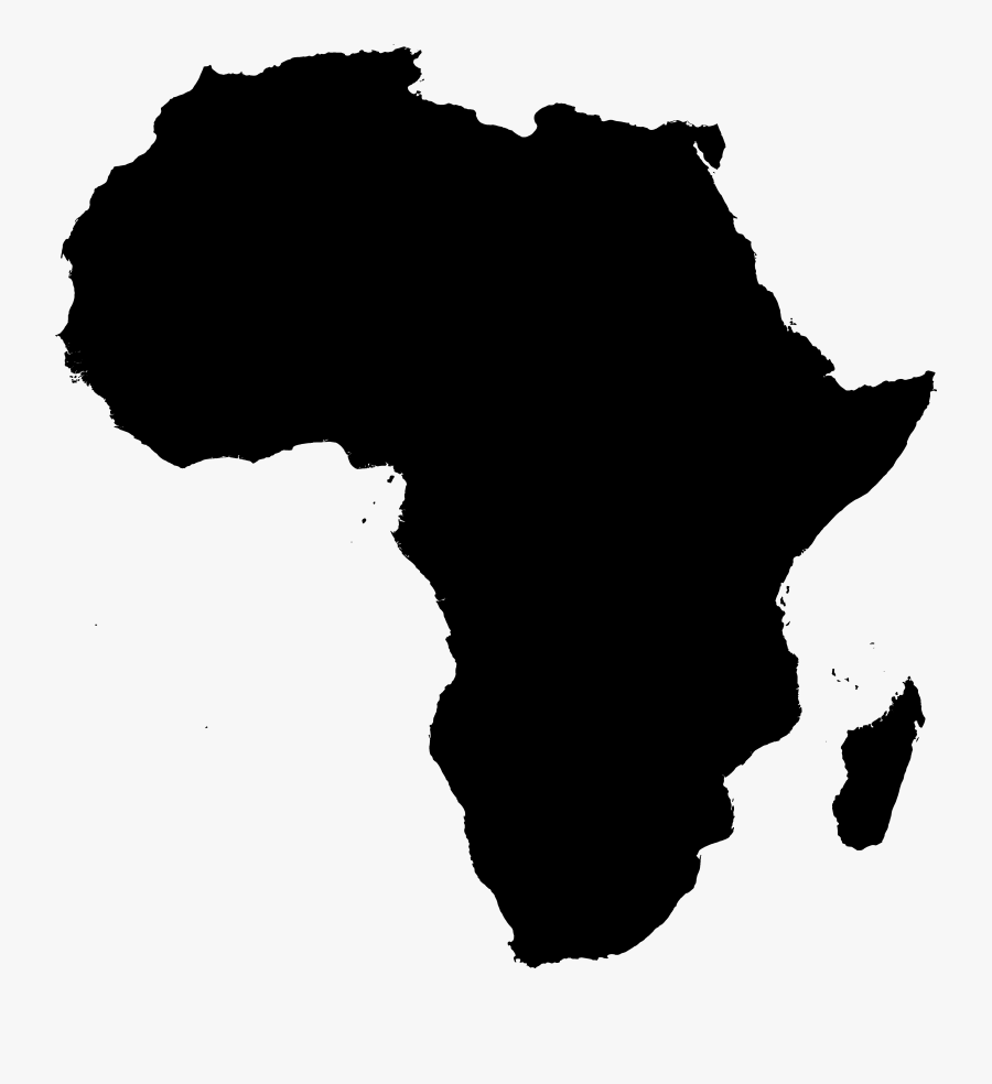 South Africa Blank Map Clip Art - Africa Map Transparent Background Png, Transparent Clipart