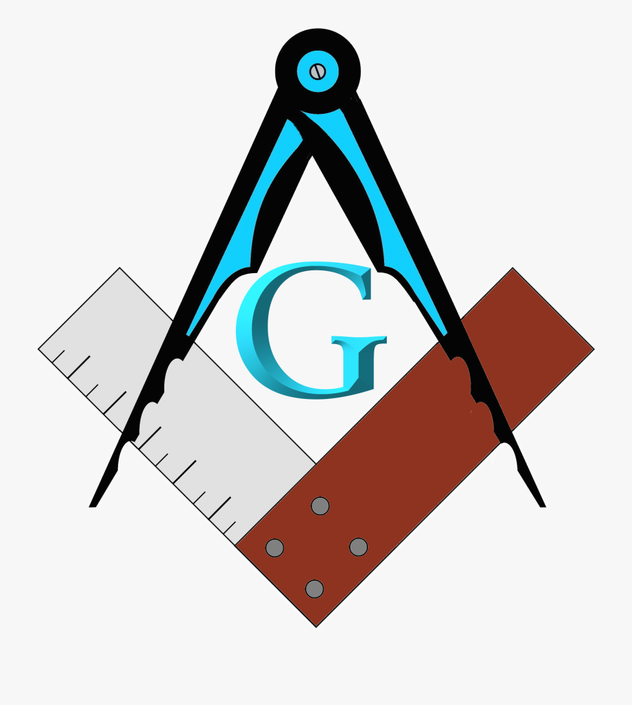 Compass Clipart Math Vector - Masonic Compass Png, Transparent Clipart