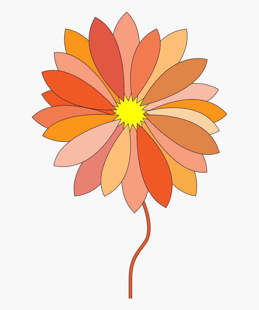Free Download Clip Art - Flower Cartoon Png Gif, Transparent Clipart