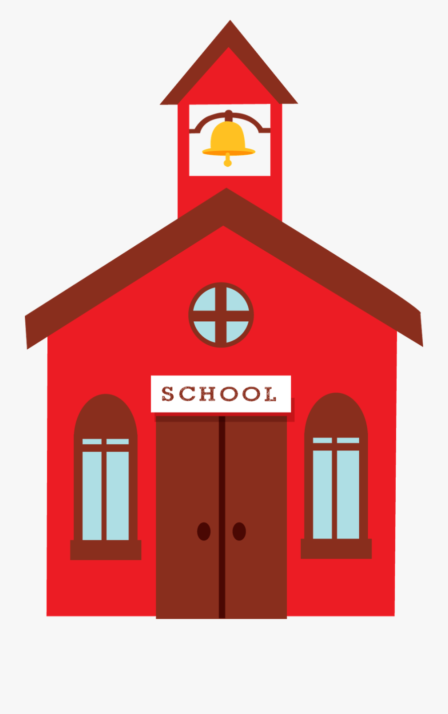 Apple Schoolhouse Quiltsschool Kidsdigital Scrapbookingclip - Red School House Clip Art, Transparent Clipart