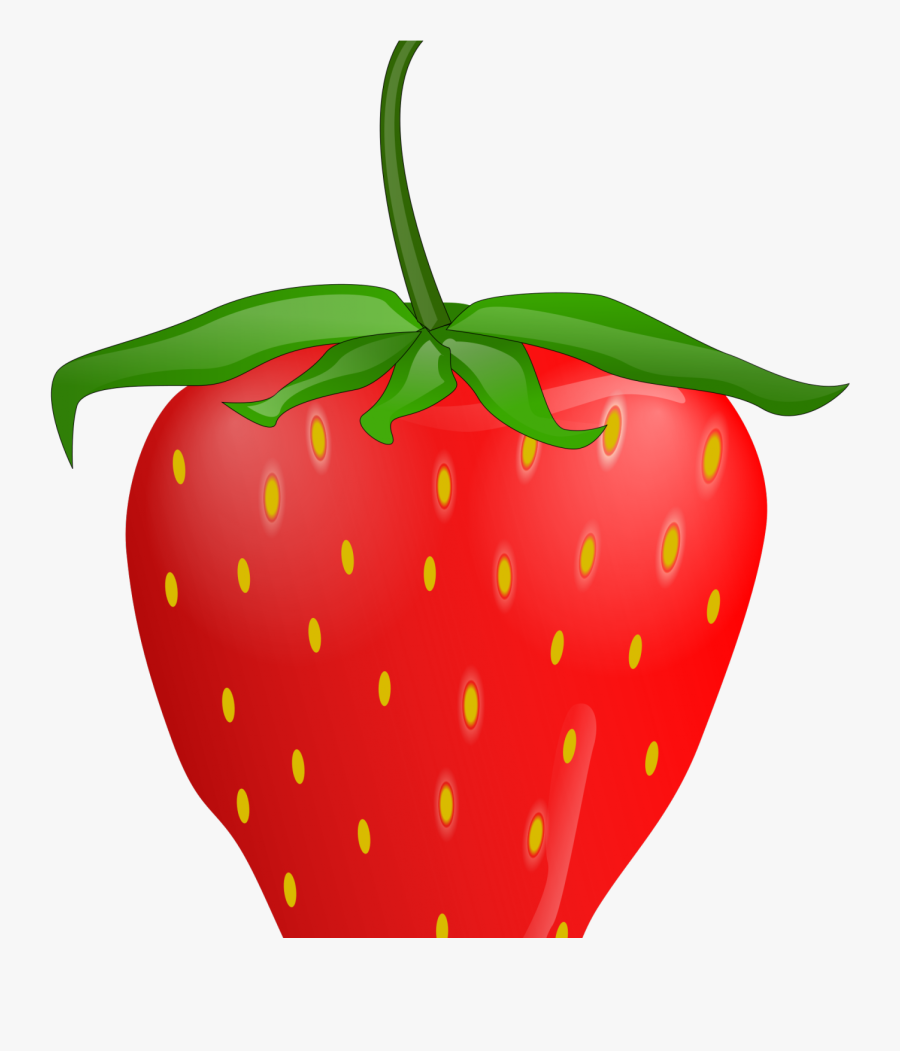 Strawberry Plant Clip Art - Very Hungry Caterpillar Strawberry Clipart, Transparent Clipart