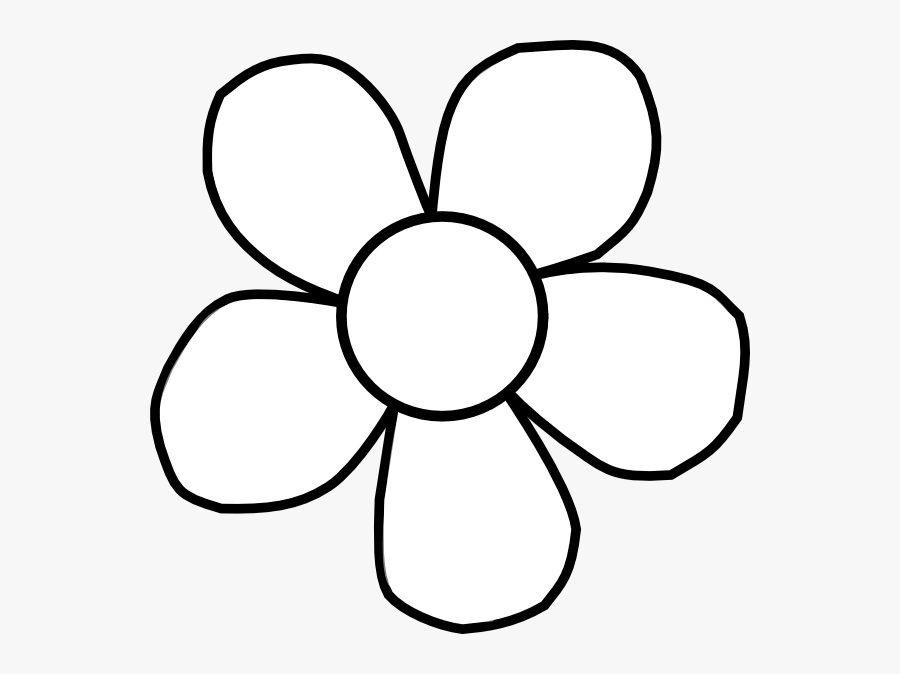 Transparent Clipart Flowers Outline - Sunflower Clipart Images Black And White, Transparent Clipart