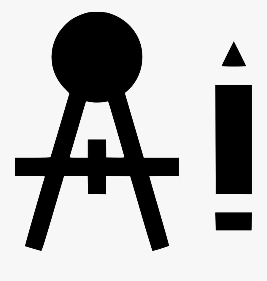 Pen Pencil Graphic Design - Shape Compass Png, Transparent Clipart