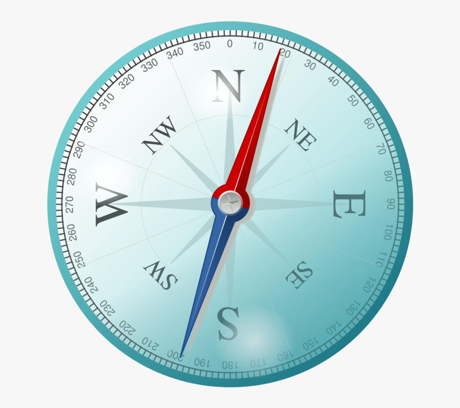 Hardware,clock,diagram - Compass For Kids, Transparent Clipart