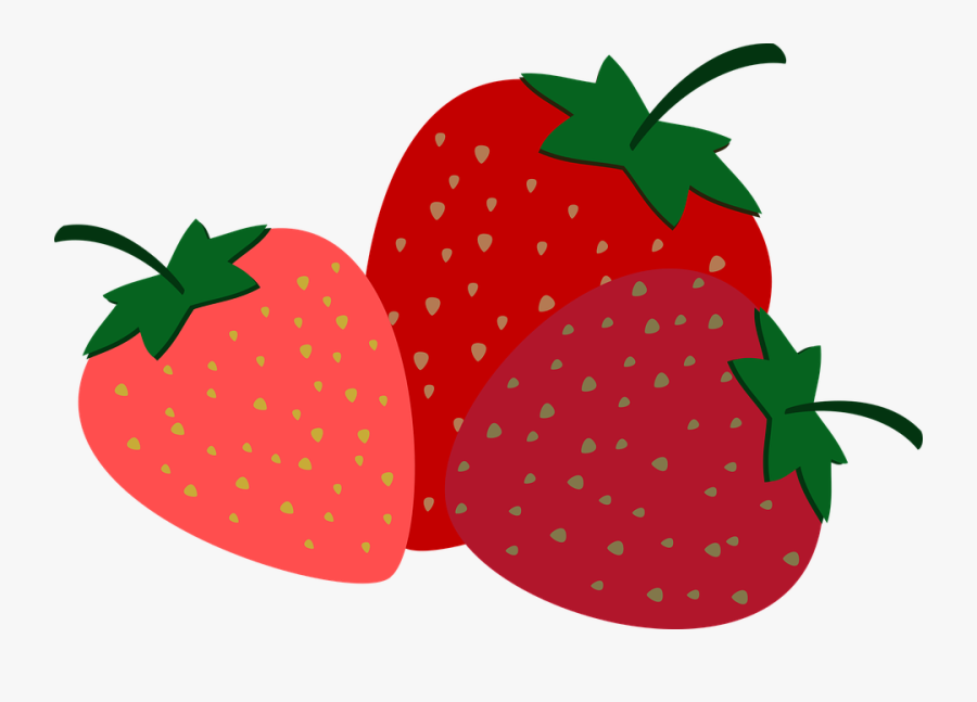 Strawberries Fruit Sweet - Strawberries Graphic, Transparent Clipart