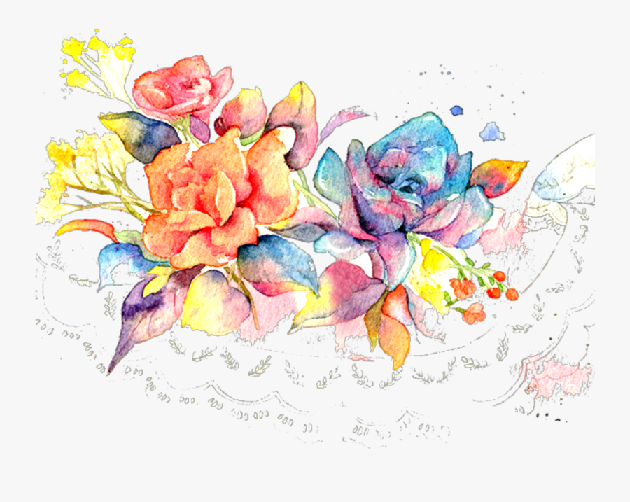 Ftestickers Watercolor Succulent Succulents Colorful - Colorful Succulents Watercolor, Transparent Clipart