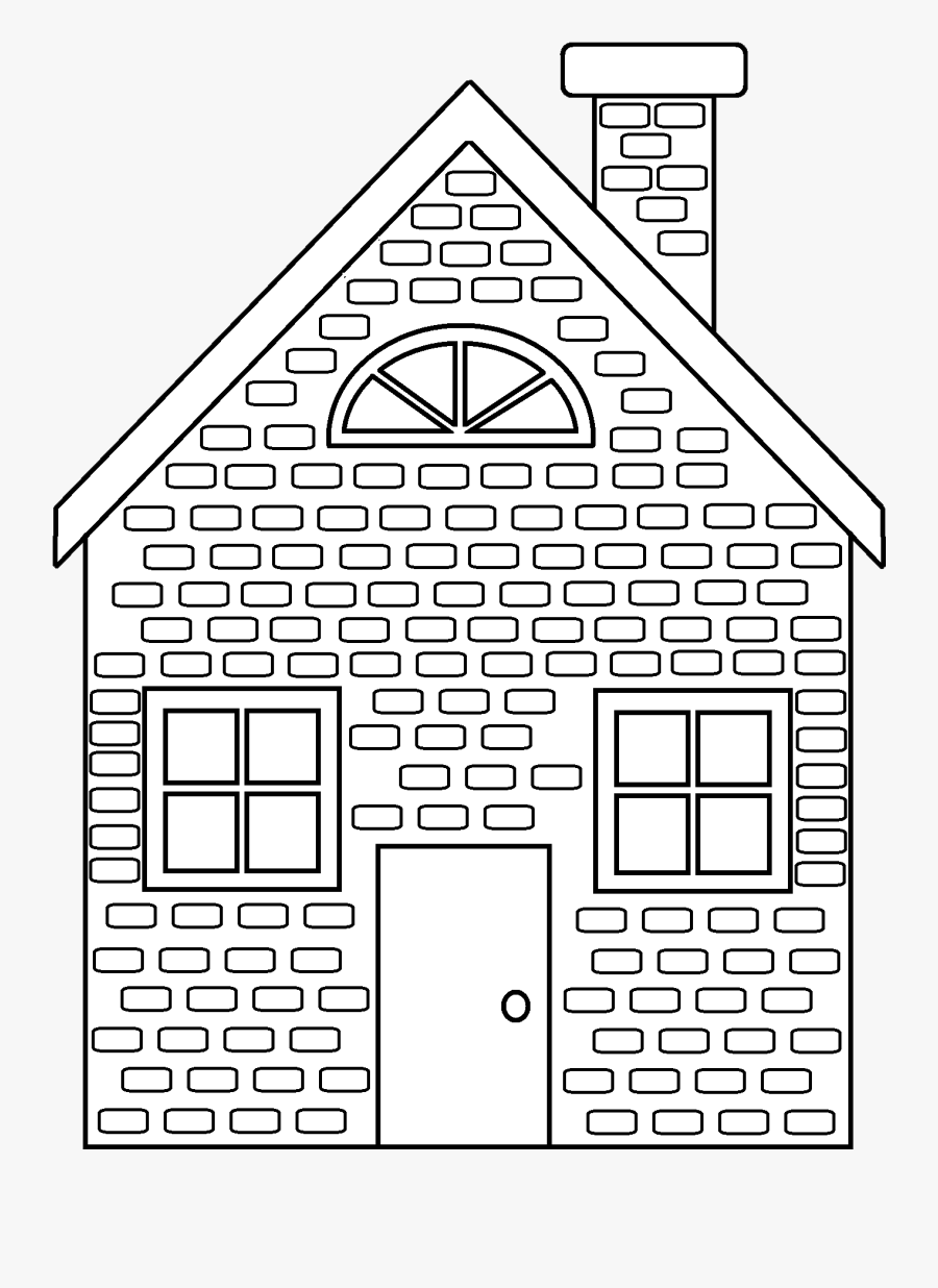 Three Little Pigs Straw House Coloring Pages, Transparent Clipart