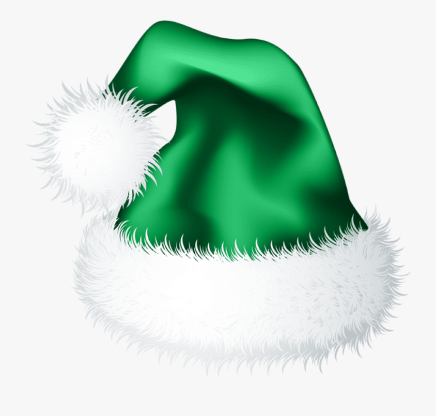 Christmas Hat Png Green - Christmas Hat Vector Blue, Transparent Clipart