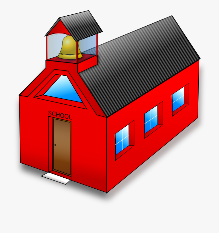 File Svg Wikipedia Fileschoolsvg - School Buildings Cliparts Png, Transparent Clipart