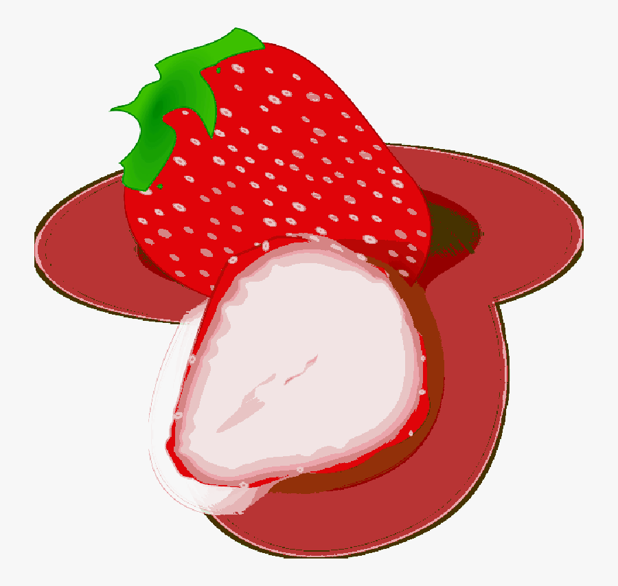 Food, Fruit, Cartoon, Strawberry, Plant, - Strawberry Clip Art, Transparent Clipart