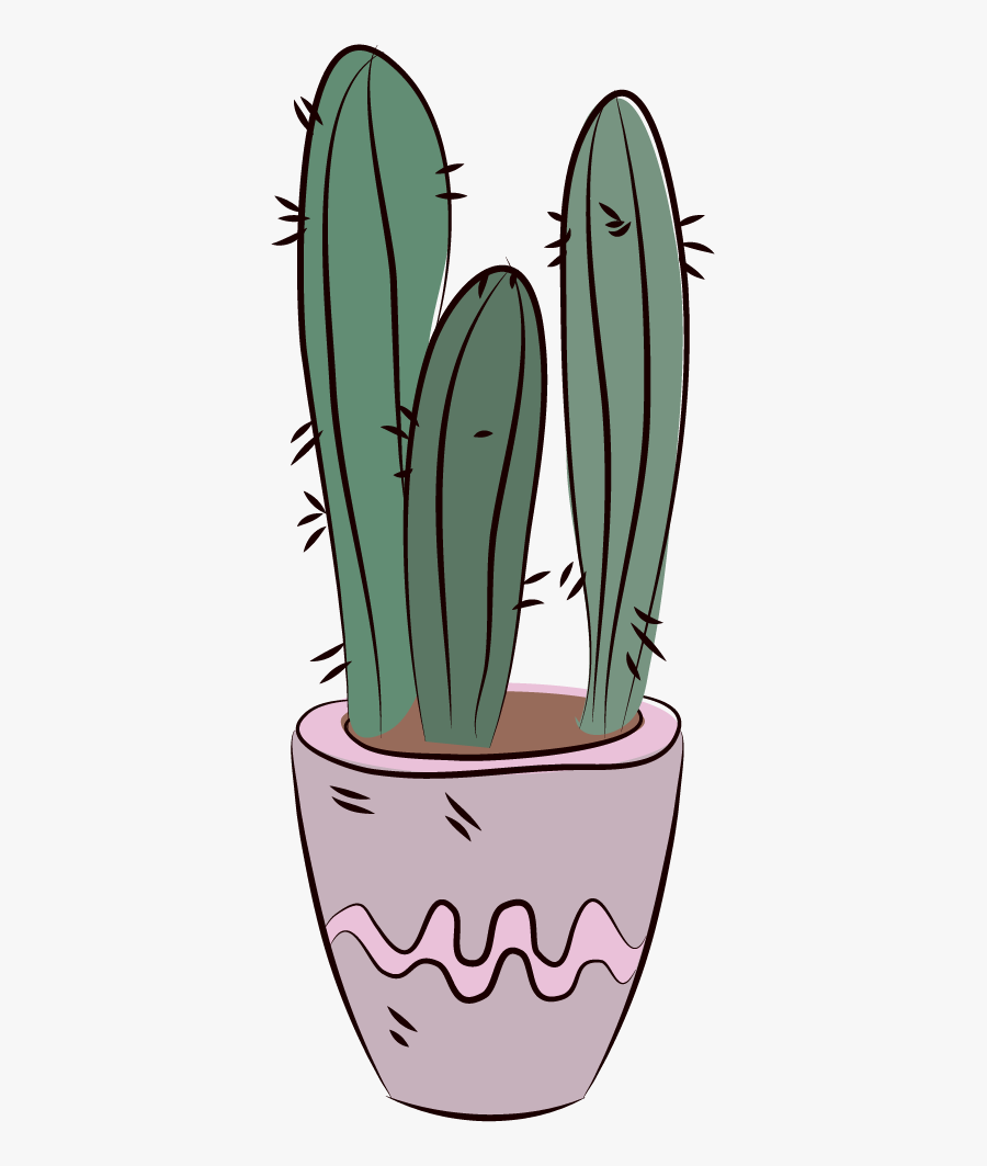 San Pedro Cactus, Transparent Clipart