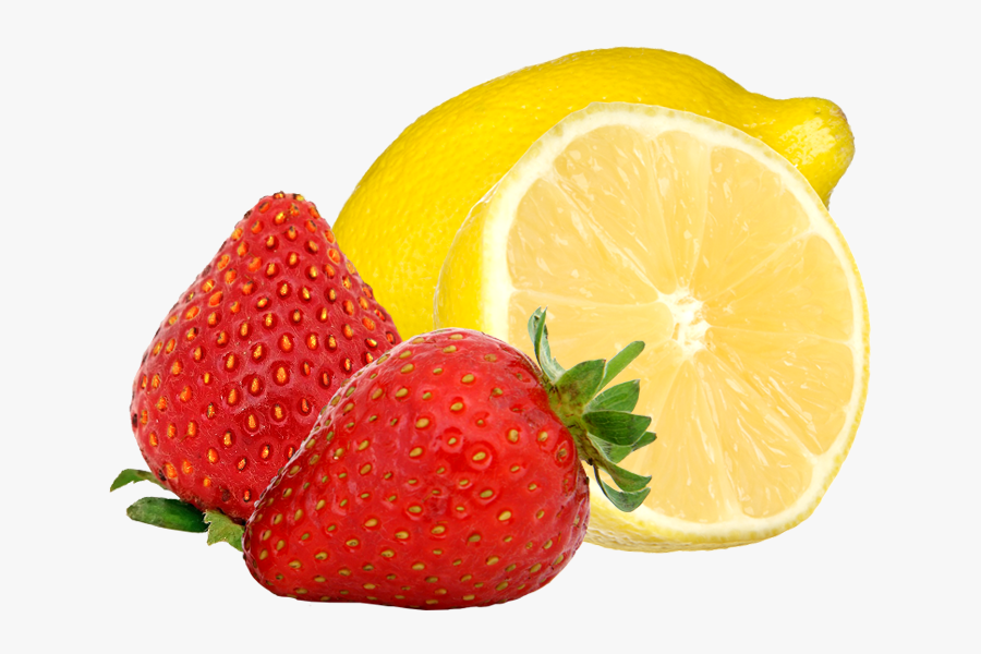 Strawberry And Lemon Concentrate Manufacturer And Supplier - Lemons And Strawberries Clipart, Transparent Clipart