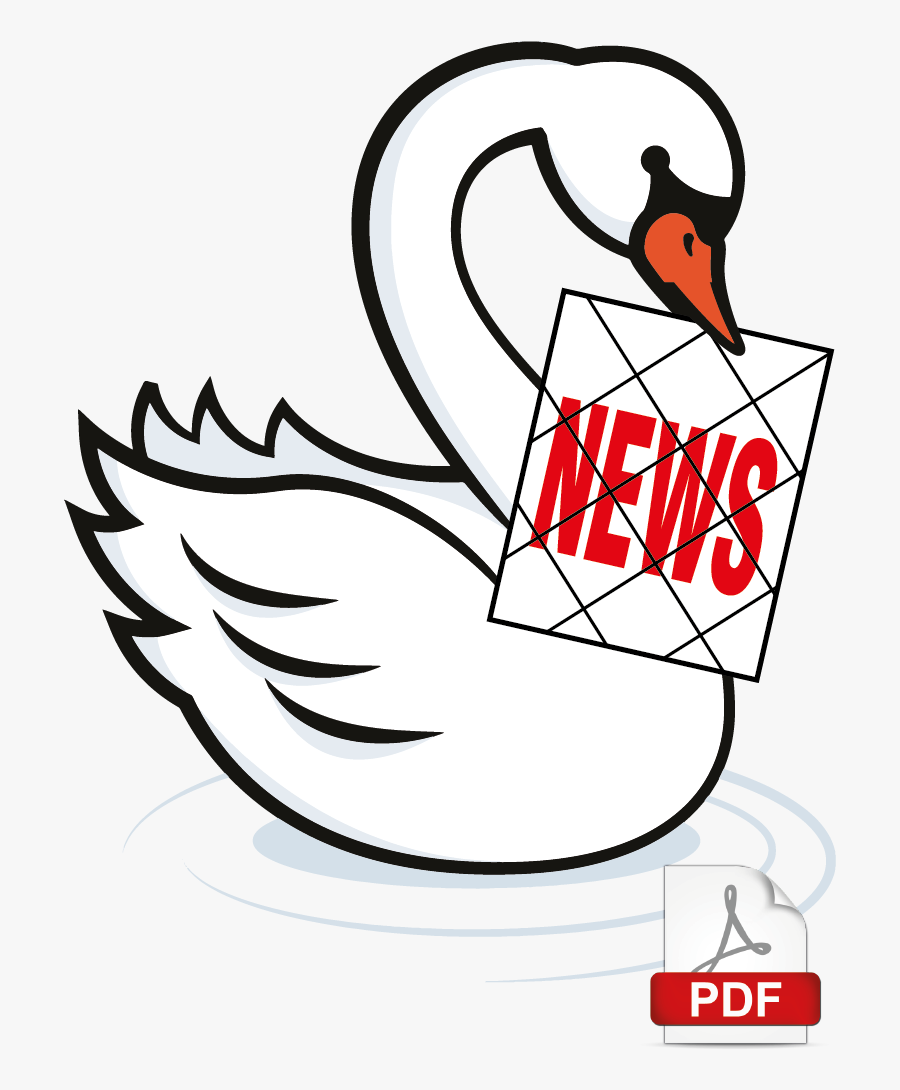 School House Swan News Image - Pdf Icon, Transparent Clipart