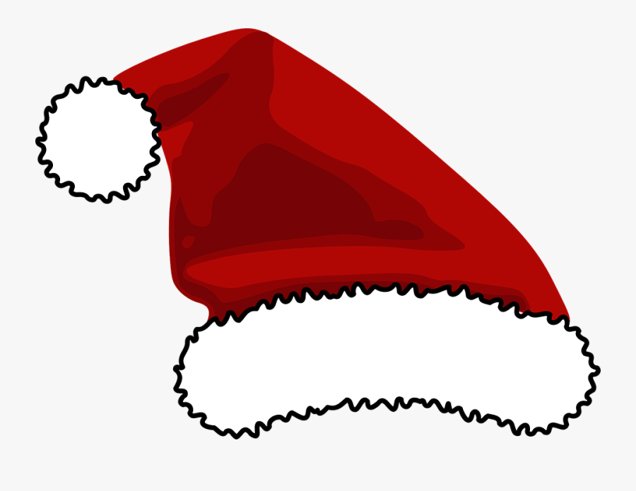 Free Vector Graphic - Santa Hat Clip Art, Transparent Clipart