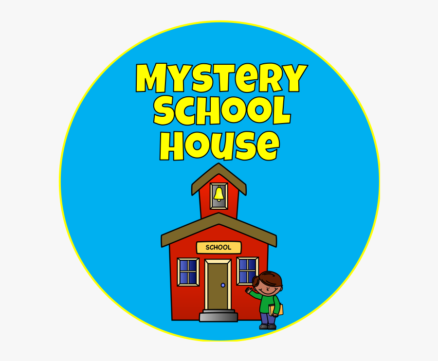 Mystery School House - Cartoon, Transparent Clipart