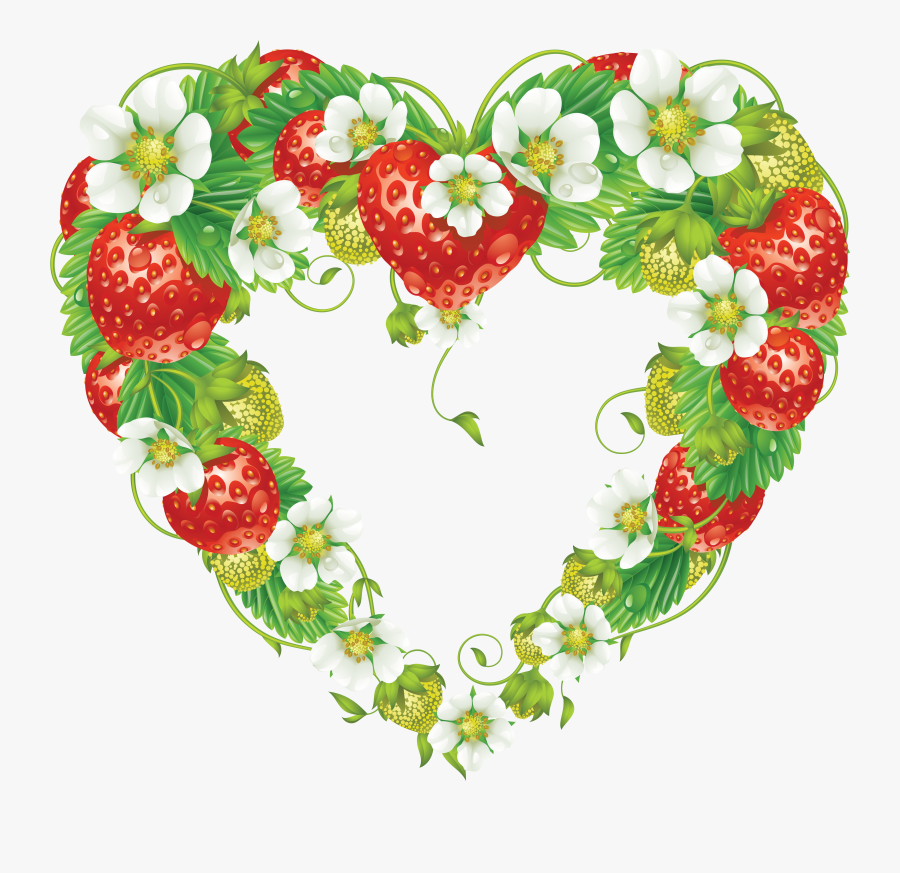 Strawberry Frame Png, Transparent Clipart