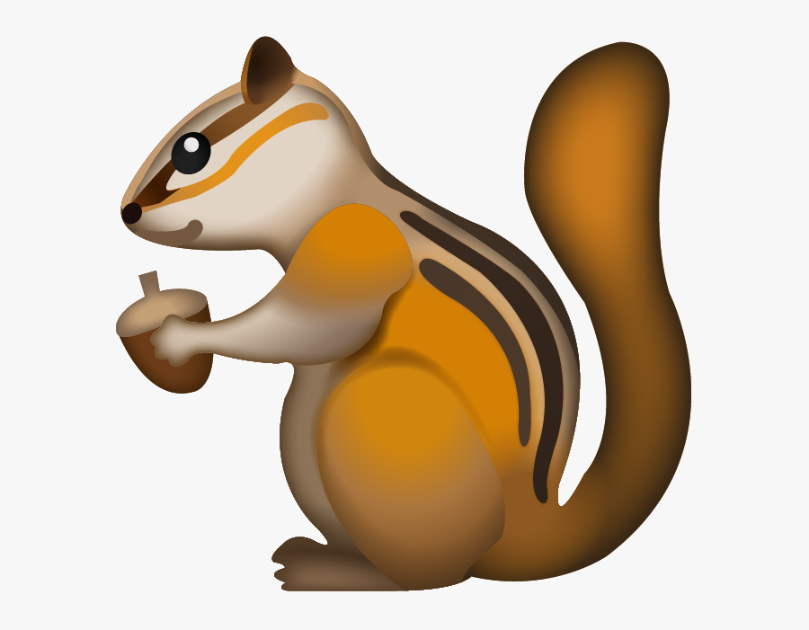 Squirrel Emoji- - Squirrel Emoji Iphone, Transparent Clipart