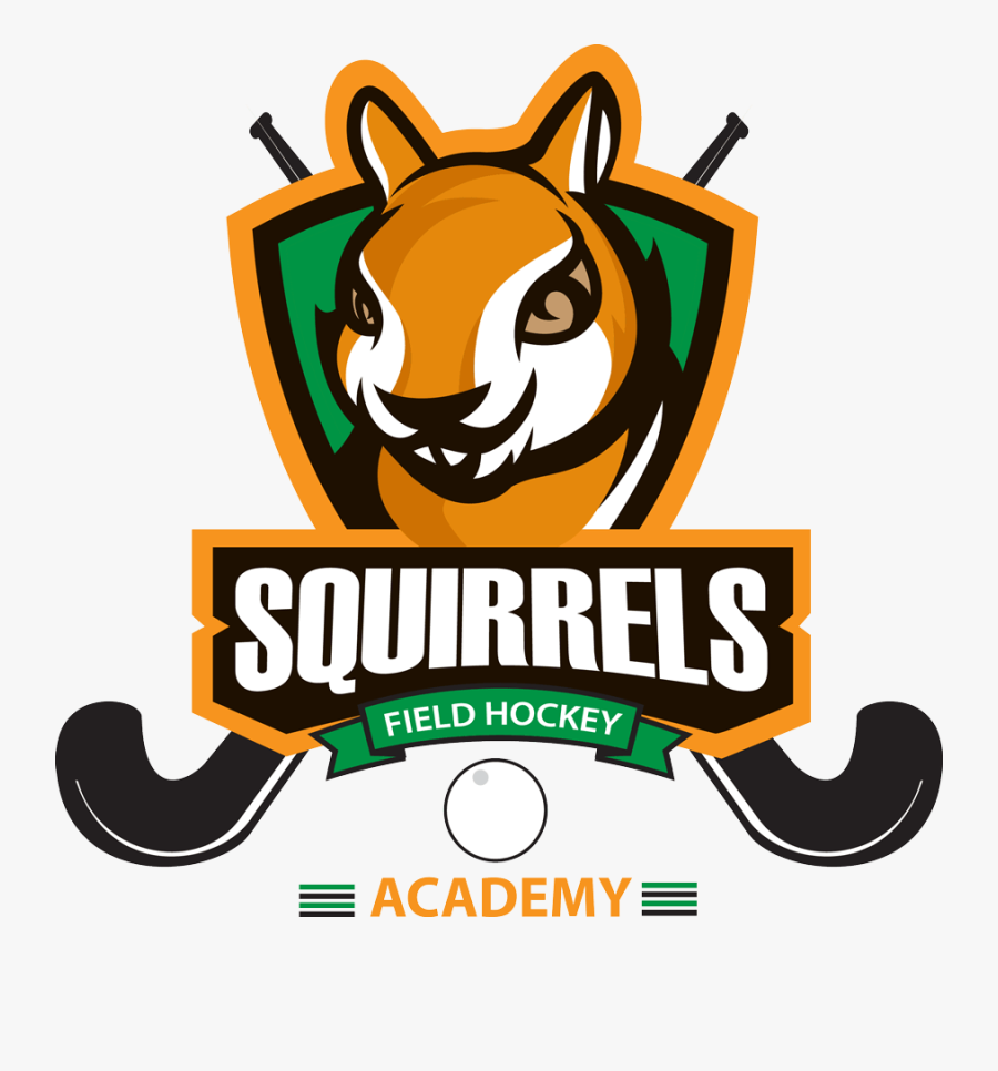 Squirrels Field Hockey Academy Logo - Field Hockey Team Logos, Transparent Clipart