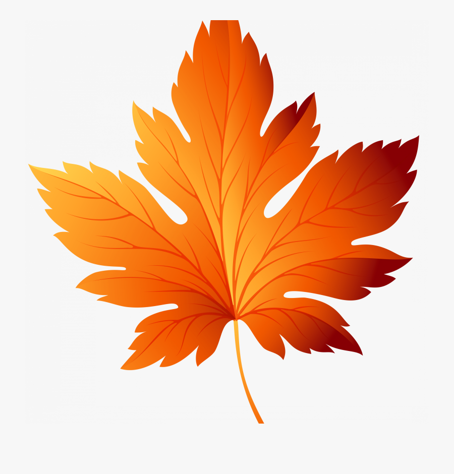 Fall Leaves Background Clipart - Leaf With Clear Background, Transparent Clipart
