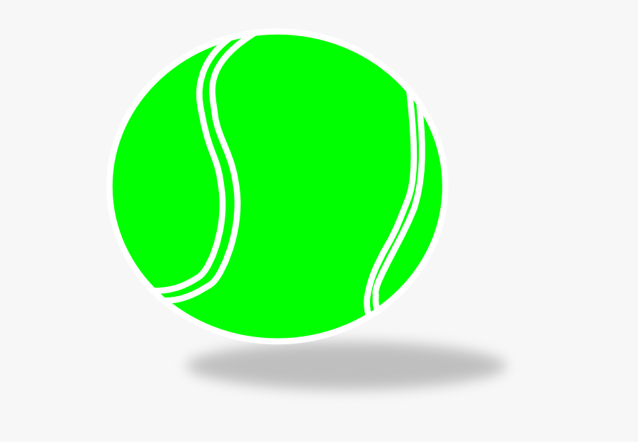 Bouncing - Tennis - Ball - Clipart - Clip Art Tennis Ball Pink, Transparent Clipart