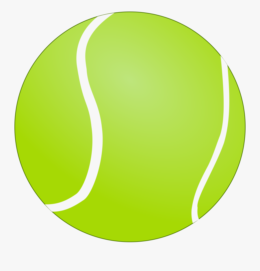 Bola De Tenis - Tennis Ball Vector Png, Transparent Clipart