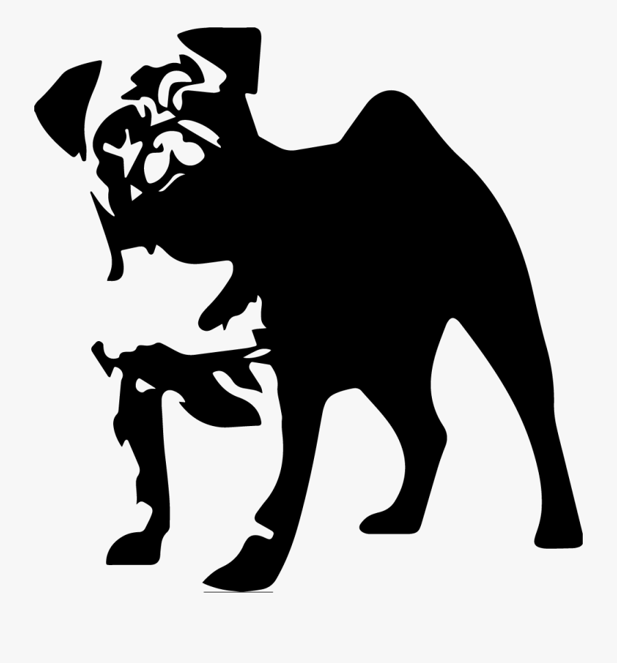 Home Coffee The Laughing Pug - Pug Black And White Png, Transparent Clipart